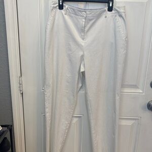 Croft & Barrow White Women's Trousers